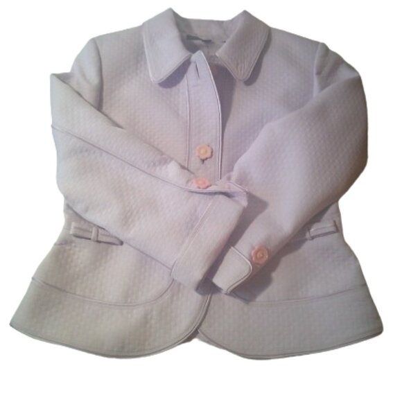 BUNDLE 5/$35 Nipon Boutique Womens Lilac Suit Jacket Size 10 - Picture 7 of 8